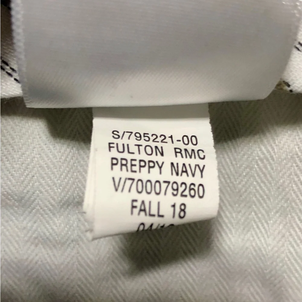 🪽Banana Republic Navy Fulton skinny fit preppy pants